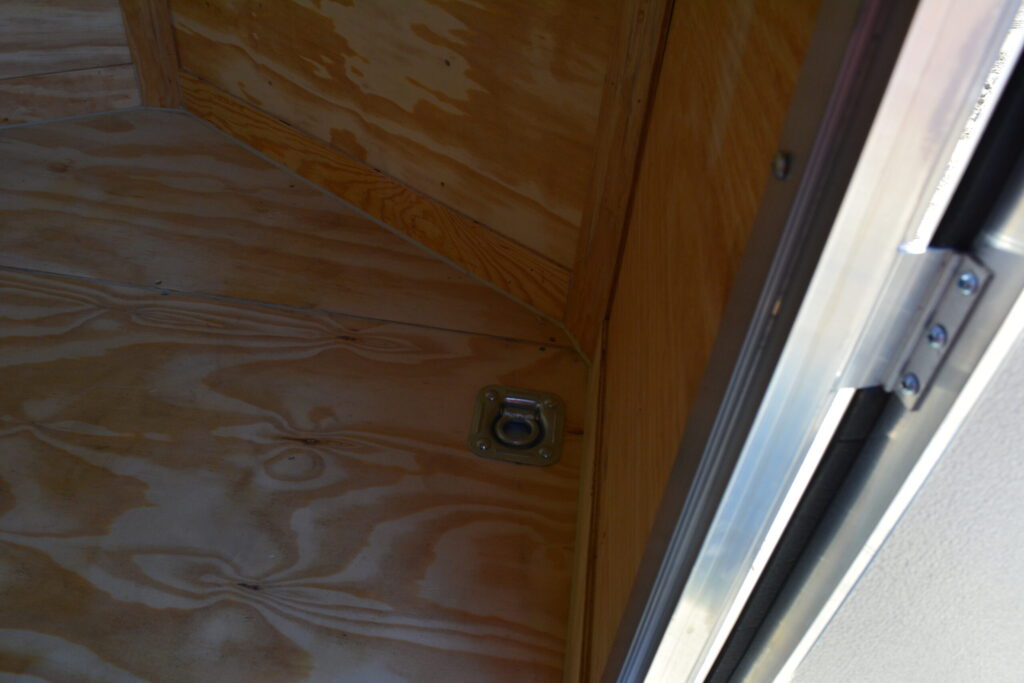 D-Rings D rings inside cargo trailer